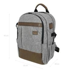 Mochila Fotográfica Profissional Optibag Color - Cinza - optisom