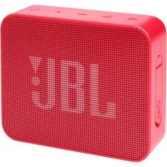 Caixa de Som Portátil Jbl Go Essential, Bluetooth, À Prova D'água - Vermelho