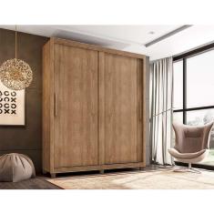 Guarda Roupa Flex 2 Portas de correr 4 Gavetas Zurique - Lanza