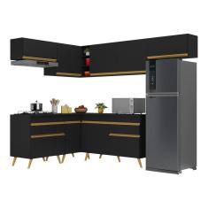 Armário de Cozinha Completa de Canto Veneza Multimóveis V2069