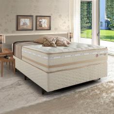 Colchão Molas Maxspring Marrocos Casal 138cm Branco / Bege