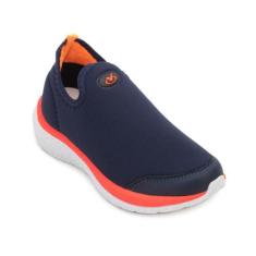 Tênis Iate Via Vip Infantil VV24-VV9516, 31, Marinho, Laranja