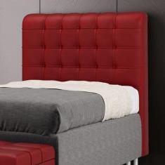 Cabeceira Estofada Para Cama Box Dama 90 Para Cama de Solteiro Sued Ve
