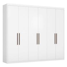 Guarda Roupa Casal Sumatra Branco Brilho – Demóbile