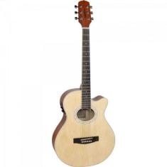 Violão Mini-jumbo Cutaway Aco Gsf-1d Natural Satin Giannini