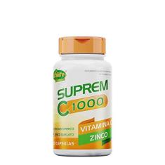 Suprem C 1000 Vitamina C 1000 mg + Zinco 7mg Unilife 30 cápsulas