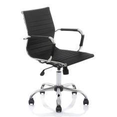 Cadeira Escritório Diretor Giratória Charles Eames - Preto