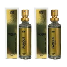 Kit 2 Perfume Feminino Famous For Her Amakha Paris 15Ml