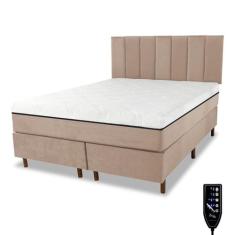 Cama Box e Colchão Magnético Massageador com Cabeceira - Therapy Life 