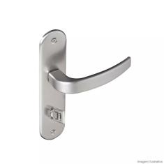 Fechadura Para Banheiro Aço Zamac Vic 929-80 c/Espelho Pado Cromado