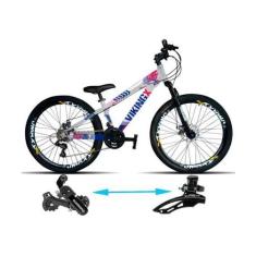 Bicicleta Viking X TUFF 25/30 Aro26 Freio a Disco 21 V Cambios Importa