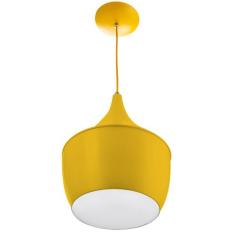 Luminária Pendente Gourmet Balão 32X25cm Amarelo - MARRYLUZ, Bivolt