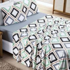 Jogo Lençol Queen Malha Milly 4 Pçs Harmo