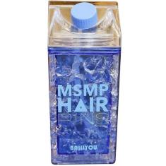 Copo Squeeze Garrafa Gel Congelante Canudo Bico Azul 400ml