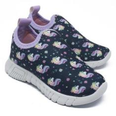 Tenis Infantil Menina Confortável Dia a Dia Escolar-Feminino