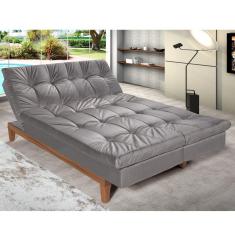 Sofá Cama 3 Lugares 5 Posições Versátil Madero