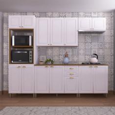 Cozinha Completa Firenze 14 Portas 2 Gavetas 6171.134 Branco - Indekes