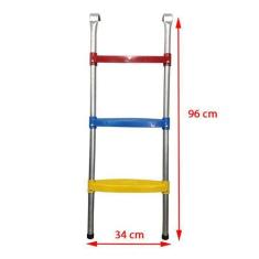 Escada para Cama Elástica e Pula Pula de 3 degraus - Canguri