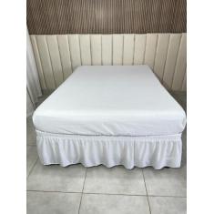 Lençol Avulso para Cama QUEEN Cor Lisa, com Elástico para Roupas de Ca