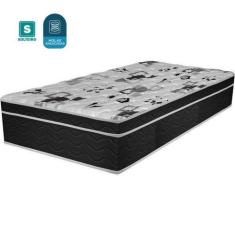 Colchão Molas Ensacadas Solteiro Suede(0.88X1.88) - Genki Kenko , PRET