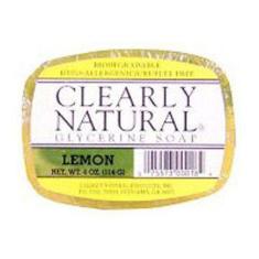 Sabonete de Limão Clearly Natural - 4 Oz (Pacote com 4)