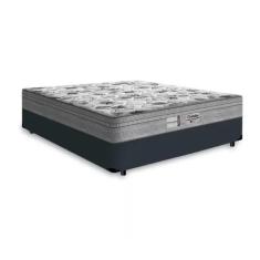 Cama Box Casal Mais Colchão Molas Casal - Probel - Evolution