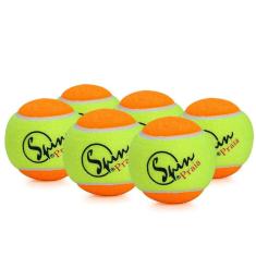 Bola de Beach Tennis Spin - Pack com 06 Bolas