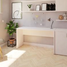 Mesa Reta Corp 25mm 120 Cm Bramov Móveis Branco