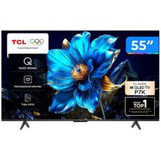 Smart TV 55" TCL 4K UHD QLED 55P7K Google TV AiPQ Google Assistente 3 