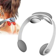 Massageador Impulsos Eletrico Pescoço Cervical Costa Ombro 5 Modos Coluna Massagem Relaxante