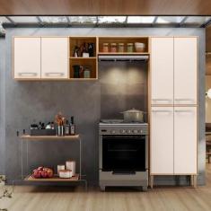 Armário Modulado para Cozinha Compacta 6 portas Mariah - Nicioli, Frei