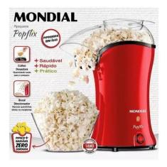 Pipoqueira Elétrica Mondial Popflix Pp-03 Ar Quente Vermelho 1200W 127