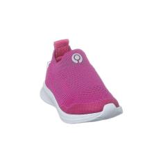 Tênis Infantil Feminino Ortopé Happy Comfort Calce Fácil Knit Pink