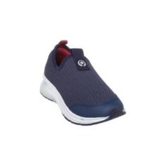 Tênis Infantil Masculino Ortopé Flex Run Calce Fácil Marinho-Masculino