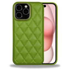 ZHEGAILIAN Capa para iPhone 15 Plus, proteção de nível militar, cantos à prova de choque, capa de telefone de couro elegante para iPhone 15 Plus - verde