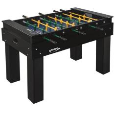 Mesa de Pebolim Elite Bonecos de Alumínio c/Bolas Klopf 1080, Preto