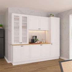 Cozinha Compacta Évora 10 PT Branco Ártico