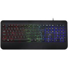Teclado Mtek Kb-7701lr Com Cabo - Preto Rgb (portugues)
