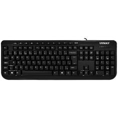 Teclado Satellite Ak-833 Portugues Usb - Preto