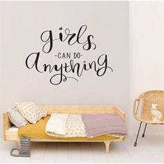 Adesivo De Parede Garotas Podem Tudo tamano 50x70cm