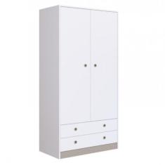 Guarda Roupas 2 Portas e 2 Gavetas Amore Meu Fofinho Art In Móveis, Br