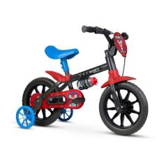 Bicicleta Aro 12 Mechanic Com Rodinhas e Squeeze - Nathor