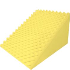 Travesseiro Espuma Viscoelástica Nasa Almofada Encosto Triangular com Capa