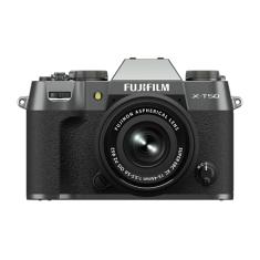 Fujifilm Câmera digital sem espelho X-T50 XC15-45mmF3.5-5.6 OIS PZ Kit de lentes - prata carbono
