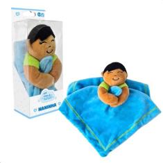 Naninha De Bebê Boneco Menino Macio Não Causa Alergia UNIK, Verde