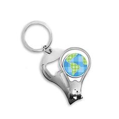 Cortador de unhas Universo e Terra Alienígena Abridor Chaveiro Tesoura