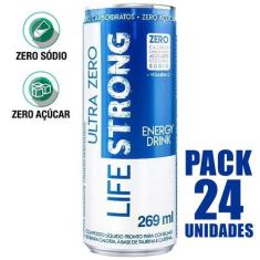 Energético Life Strong Energy Drink 24 Unidades Tradicional