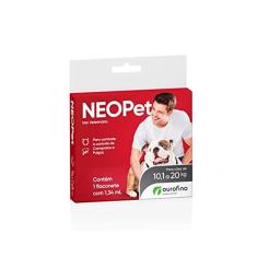 Antipulgas e Carrapatos Neopet 1,34ml Cães 10,1 a 20Kg Ourofino