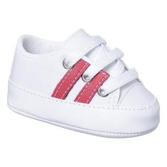 Tenis Sapatinho de Bebe Cadarço Primeiros Passos Confortavel - HB Moda