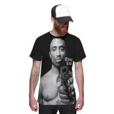 Camiseta Tupac Shakur Gangster Thug Life Hip Hop 2Pac - Di Nuevo, Pret